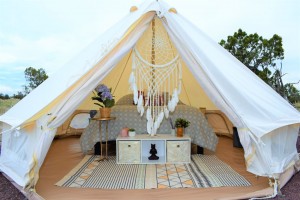 Hot sale outdoor camping canvas bell tent NO.015