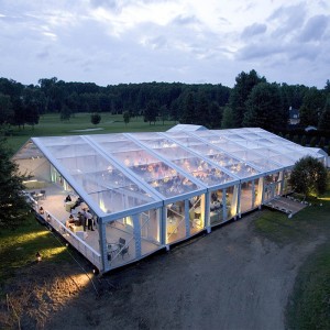 Tente di festa di festa di matrimoniu trasparente cù cornice d'aluminiu di lusso trasparente