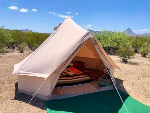 Factory Cheap Resort Dome Tent -
 Luxury Glamping Bell Tent NO.030 – Aixiang
