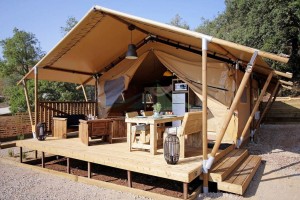Luxus Family Design Camping Applikatioun Safari Zelt Hotel fir ze verkafen NO.045