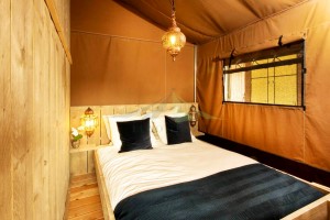 Апликација за луксузен кампување Производител на хотели „Сафари шатор“ бр.054