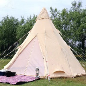 3M 4M 5M waterproof oxford cotton camping teepee tent