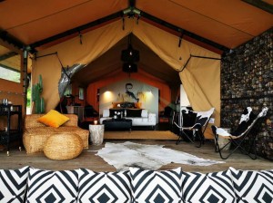tenda de safari para a familia de acampada ao aire libre de luxo en venda NO.032