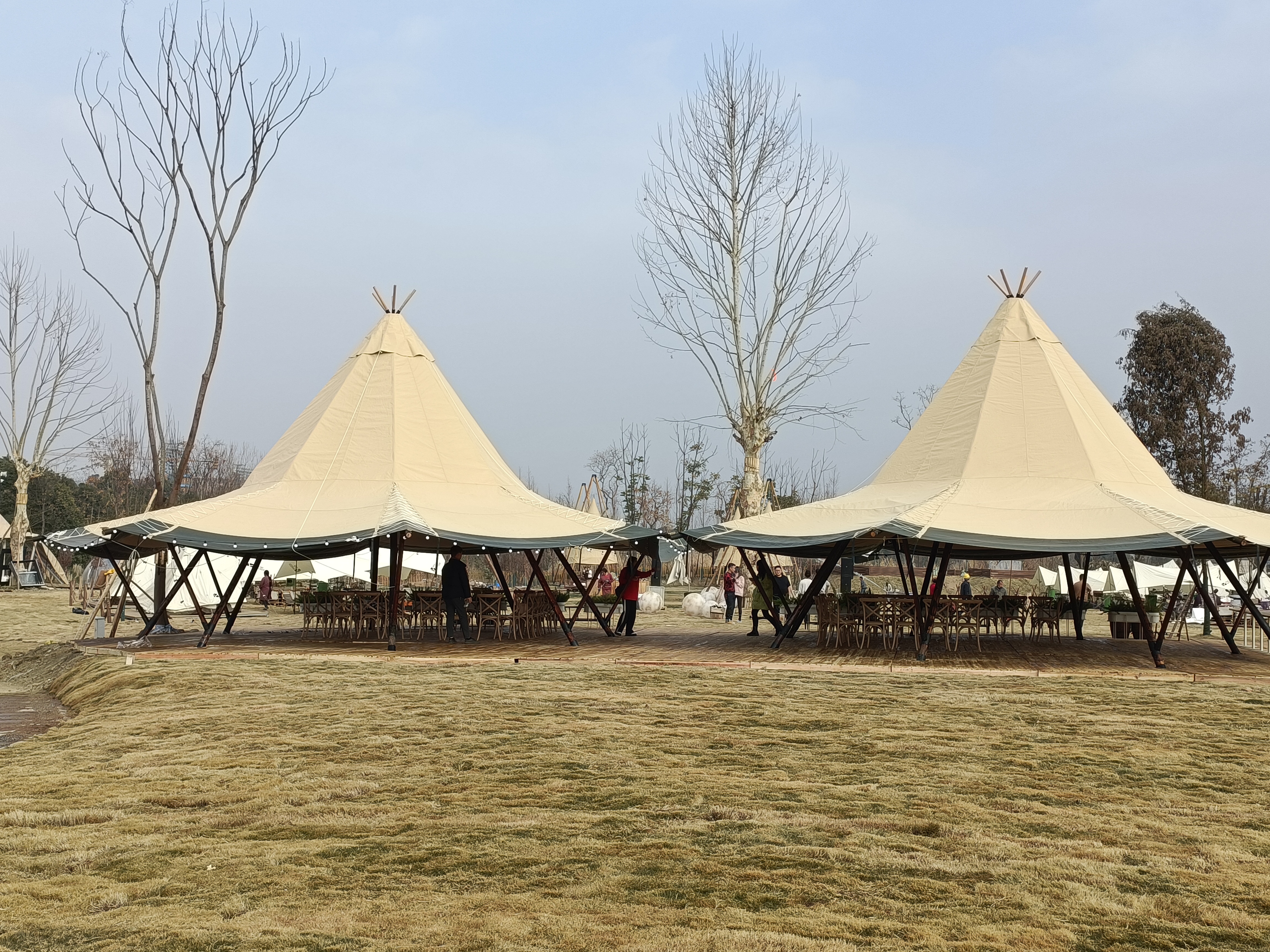 Luxury Glamping Campsite Under Construction