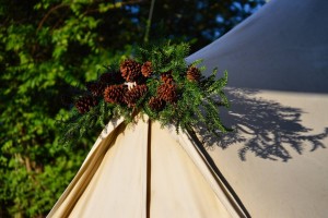 أرخص سعر 3-7m جرس خيمة للتخييم في الهواء الطلق قماش خيمة NO.075