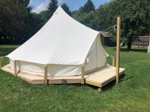 Vanjski šator zvono glamping resort šator za porodični platneni šator br.010