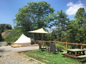 High definition Outdoor Luxury Glamping Bell Tents