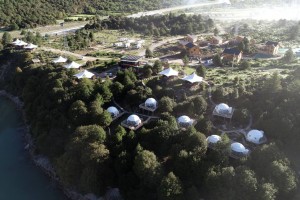 Прозрачна 6M диаметър водоустойчива къмпинг геодезична куполна палатка