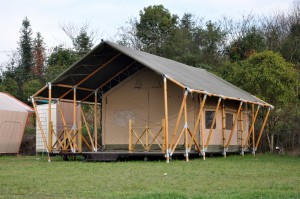 Hot salg miljøvennlig luksus glamping hotell telt lerret bomull safari telt