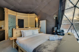 Glamping Geodesic Shpere PVC Dome Telt House