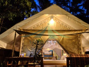 Hot sale bell tent for glamping safari resort tents NO.017