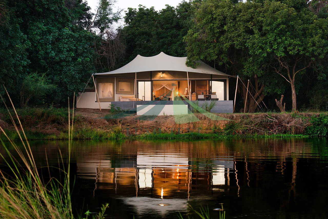 Best quality Transparent Plastic Tent -
 Luxury Resort Tent Tension Membrane Hotel Tent NO.002 – Aixiang