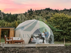 Tenda de campanya de cúpula de muntanya de 8 m de diàmetre, espai super gran experiència de luxe NO.037