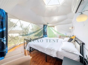 Geodesic Kuppelzelt Luxry Campinghaus