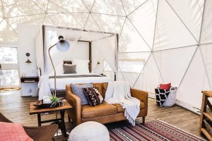 Vandtæt Glamping Hotel Dome Telt til fremstilling af udendørs telte