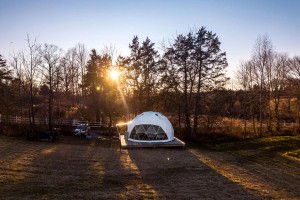 Forró eladó kupola sátor film fedél 6m átmérőjű kemping szálloda sátor