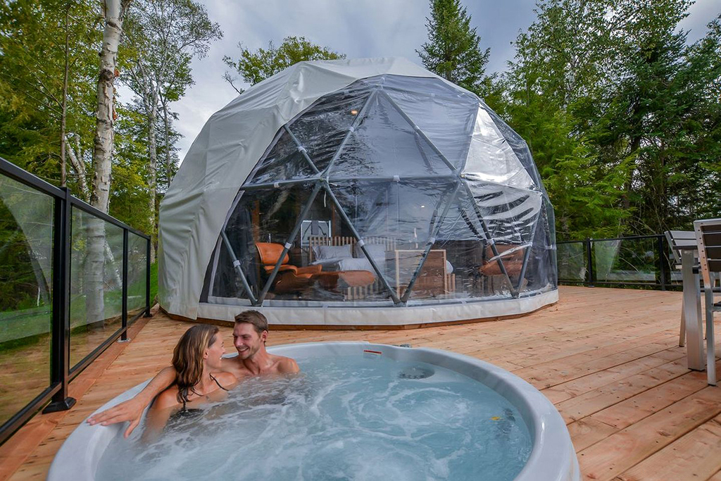 Special Price for Bubble Tent -
  luxury tent glamping dome house 8m geodesic domes part.2 – Aixiang