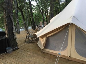 High quality luxury bell glamping tent for camping resort NO.004
