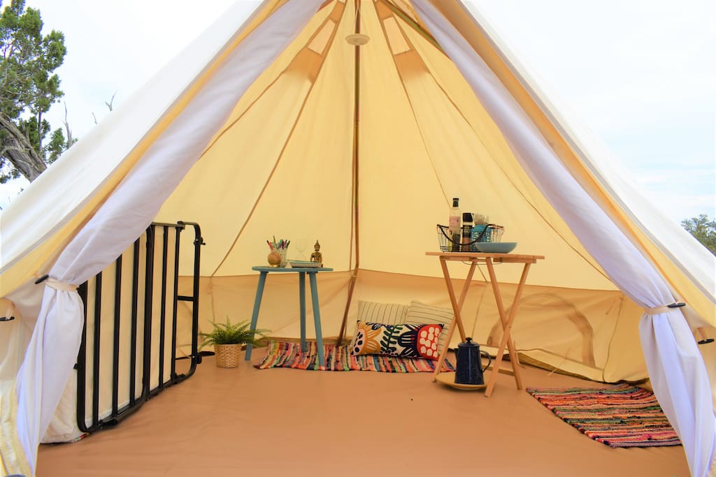 Best quality Luxury Resort Tent -
 luxury camping resort 3-5m diameter bell tent NO.016 – Aixiang
