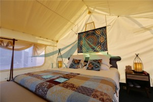 Nový dizajn ekologicky šetrný náš dom dvere stanový safari žiariace hotelové stany NO.013