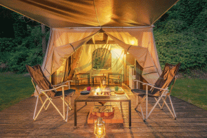 Eco-friendly glamping tents waterproof luxury safari hotel tent NO.005
