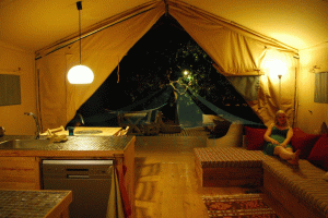 Carpa de hotel de alta calidad para acampar carpa de diseño de safari de lujo de glamping NO.011