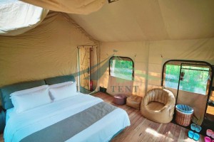 कैम्पिंग कैनवस कवर NO.021 परिवार के लिए शानदार लक्जरी तम्बू