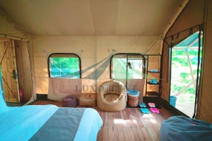 कैम्पिंग कैनवस कवर NO.021 परिवार के लिए शानदार लक्जरी तम्बू