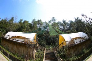 חמה למכירה סרט אוהל יוקרה מהבהב עם כיסוי אוהל מלון ספארי גיאודזי מספר.023