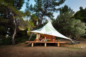 Ang Luxury Resort Tent Tension Membrane Hotel Tent NO.006