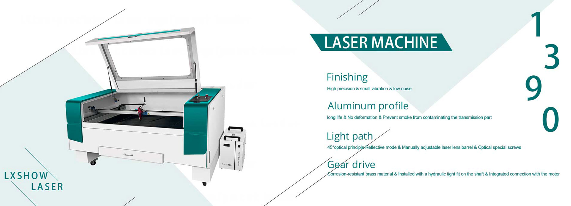 Professional CO2 Laser Cutter for Acrylic, Wood, Leather, Glass