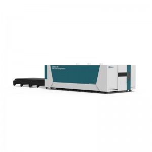 Machine de découpe Laser à Fiber, Table d'échange à couverture complète LX6025H, tôle, acier inoxydable, acier au carbone, fer