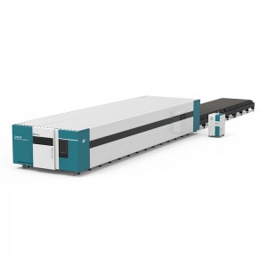 【LX12025P】P series Cover +Exchange table ULTRA HIGH POWER+ULTRA large format Fiber Laser Cutting Machine