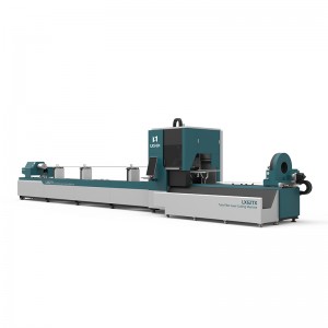 【LX62TX】Cnc laser pipe cutting machine LX62TX Three-chuck heavy-duty laser pipe cutting machine