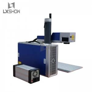 20W 30W Raycus Laser Power split mini portable Fiber laser marking machine manufacture/supplier