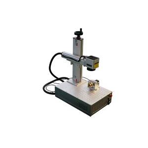 Mini malý vláknový laserový značkovací stroj 20 watt 30 watt 50 watt 100 watt