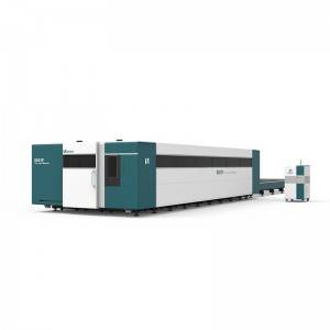 【LX8025P】3000W 4000W 6000W 8000W 10000W 12000W cnc fiber laser cutting machine double working table Working width of each workbench 8m