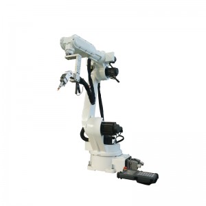 LXW-1000W 2000W Laser-Veldado-Maŝino Ekipita per Robota Brako