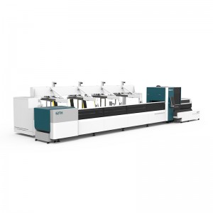 【LX62THA】Fully automatic Loading and Unloading Square tube and circle tube Metal pipe Fiber laser cutting machine 1000 1500 2000 3000 4000 6000 8000 watt