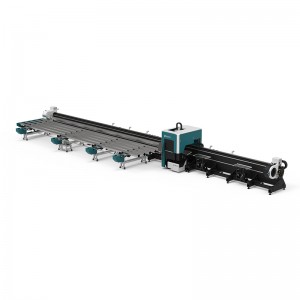 【LX123TX】Professional three-chuck laser pipe cutting machine automatically feeds and saves tailings tube laser cutting