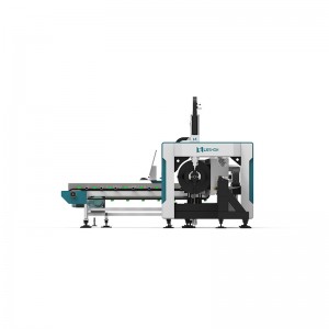 LX62TNA Semi-Automatic-Feeding-Device Fiber Laser Tube Cutting Machine For Metal Pipe