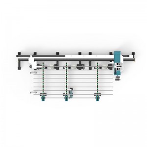 LX62TNA halvautomatisk matningsenhet Fiberlaserrörskärmaskin för metallrör