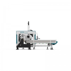 LX62TNA Semi-Automatic-Feeding-Device Fiber Laser Tube Cutting Machine Para sa Metal Pipe