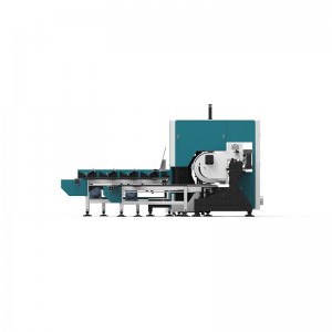 【LX83TⅣ】Four-chuck professional laser pipe cutting machine with automatic feeding and 0 tailings