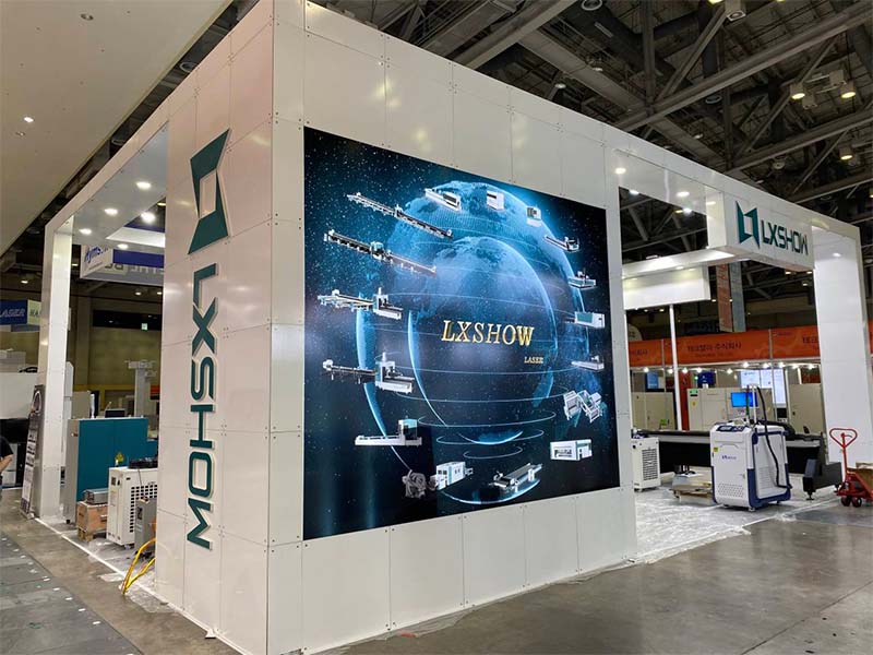 LXSHOW Metal Laser Cutting Machines debut in Korea BUTECH exhibition