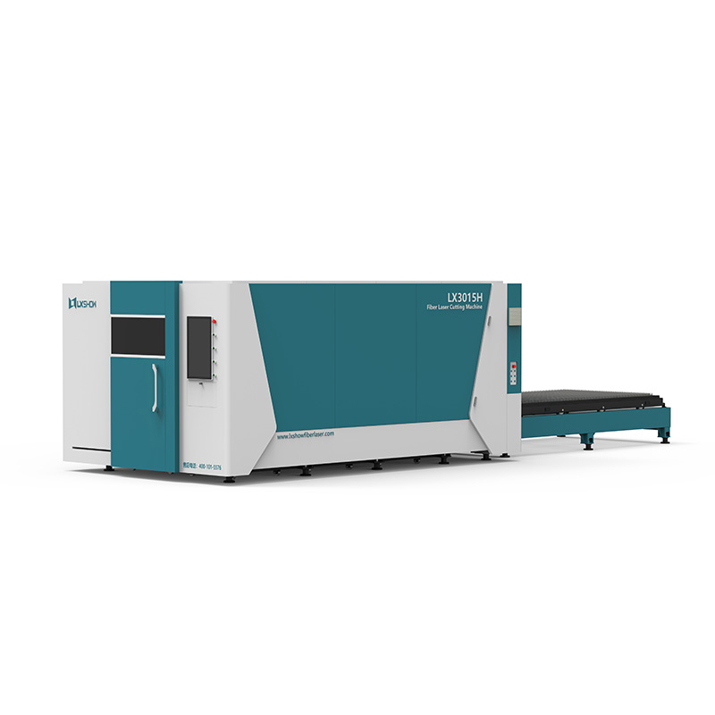 LX3015H Full Cover Exchange Table Fiber Laser Metal Cutting Machine 2000W 4000W 6000W 8000W