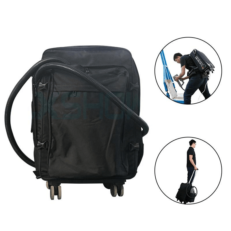 Laser Ablation Paint Removal - LXC-50W-100W Factory Price Backpack Mini Laser Cleaning Rust Removal Machine 100w 200w 500w 1000w – Lxshow