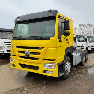 2019 Old HOWO 6X4 420hp traktor-trailer ji bo Firotanê