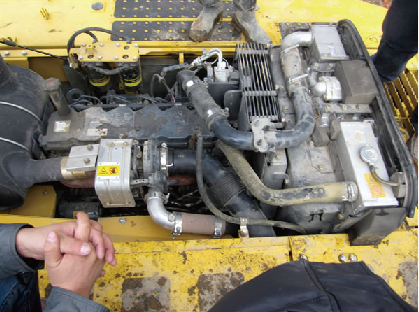 Diagnosing faults by listening to the sound of excavator diesel engines (II)