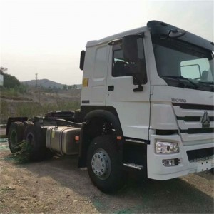 2018 Gigamit ang 6 × 4 Howo Trailer Truck 371hp nga adunay Maayong Kondisyon